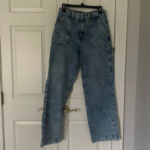 high waisted, wide leg denim jeans from Forever 21